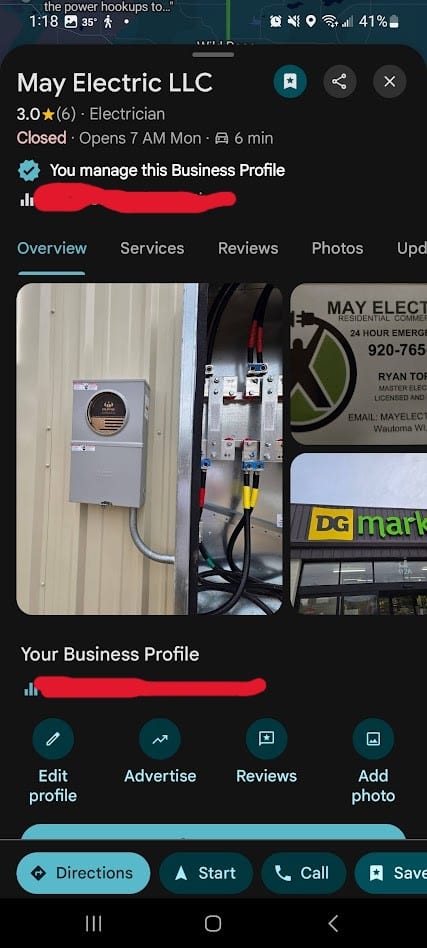 Electrician Case study 1 Screenshot 20251108 011858 Maps