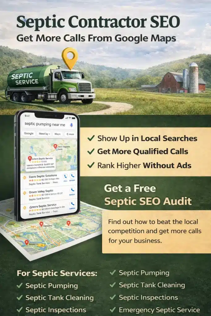 Septic SEO 1 septic contractor seo