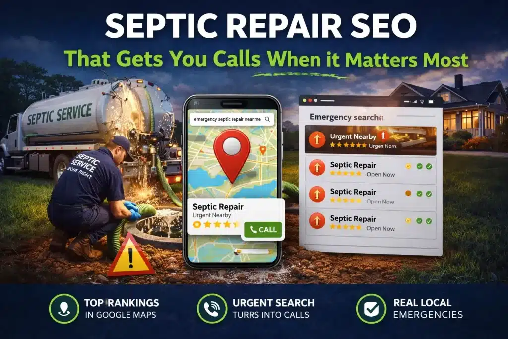 septic repair seo