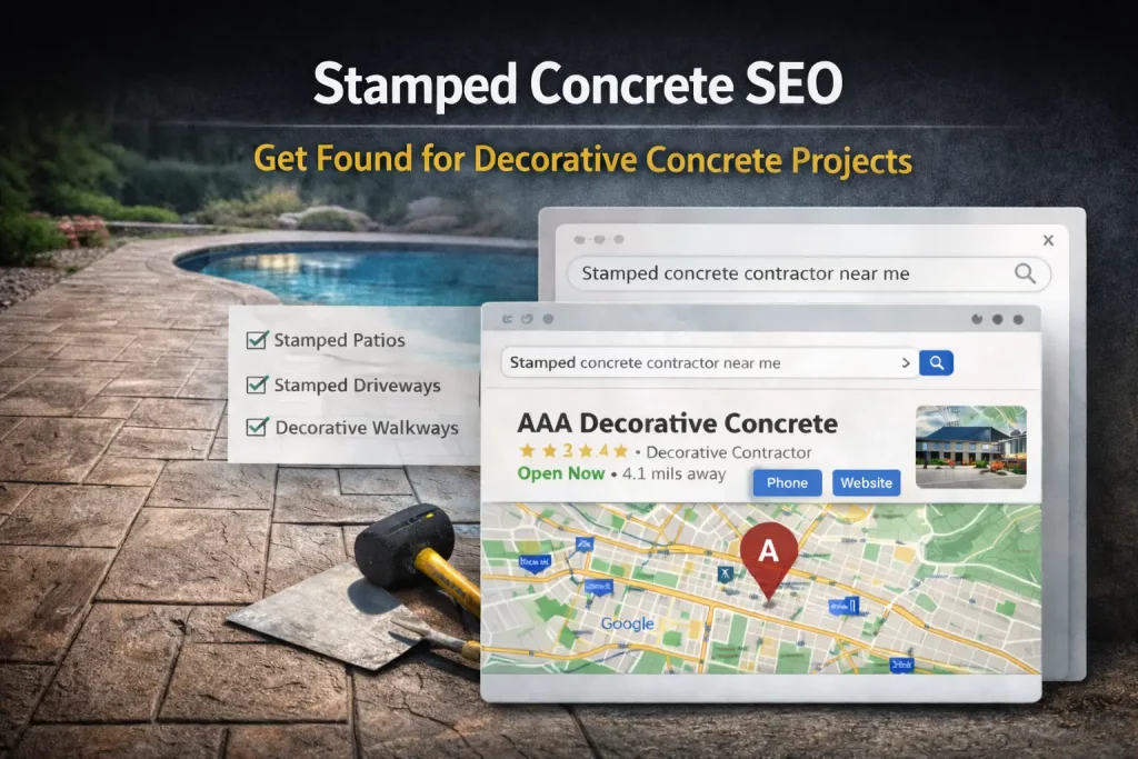 stamped concrete seo