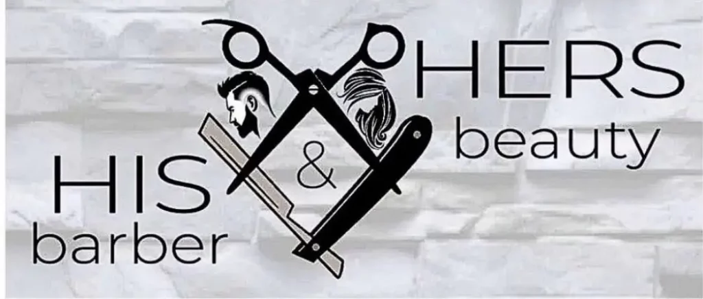 Barber Shop Case study 1 his and hers logo